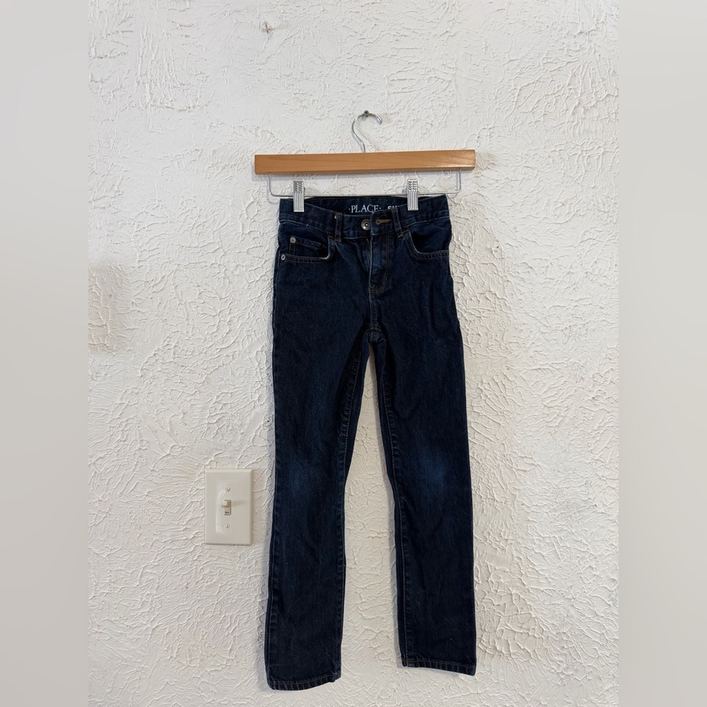 The Children’s Place Dark Wash Skinny Jeans – Boys Size 8 Slim